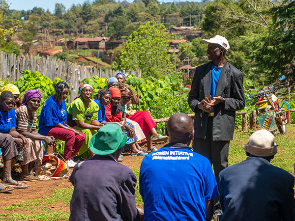 Community dialogue organised by Dandelion Africa