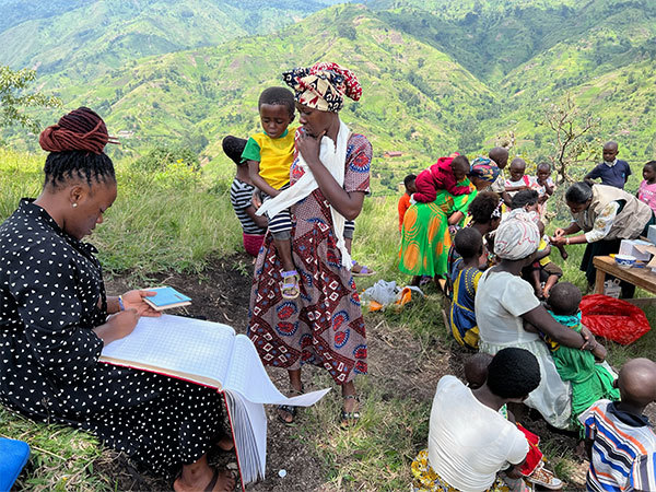 RCRA outreach clinic Rwenzori foothills