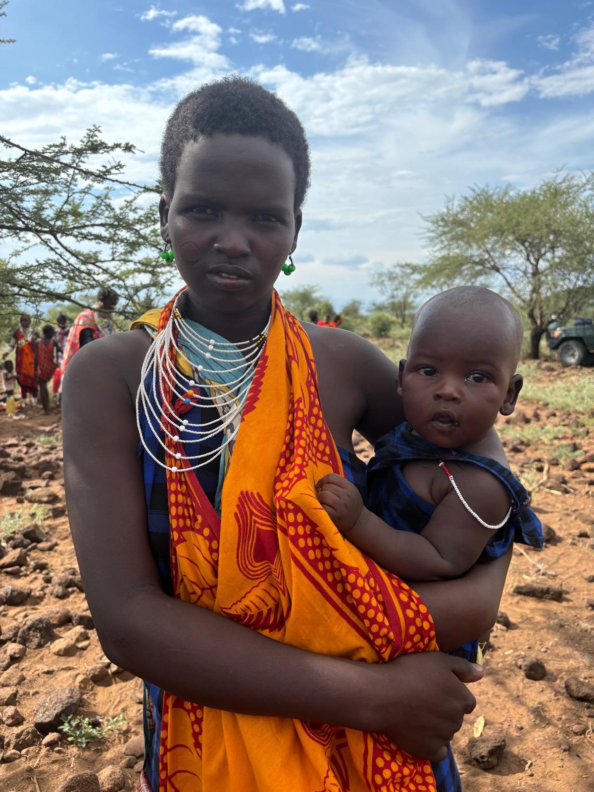 Young mother Esther pregnant with 6th child
