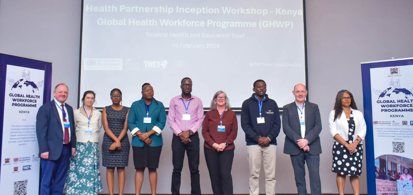 THET team MKT and RHNK at inception meeting banner