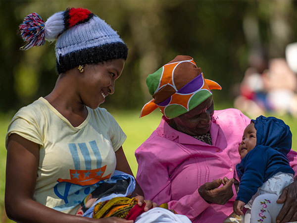 Patients at KAF outreach clinic